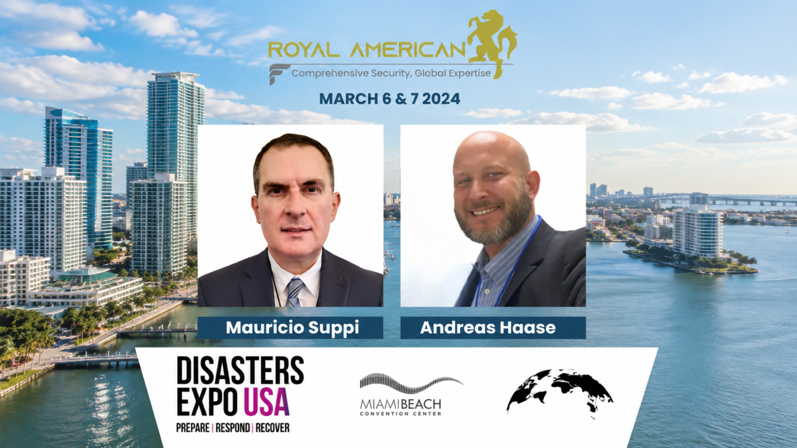 Join the Royal American Group Team at DISASTER EXPO USA