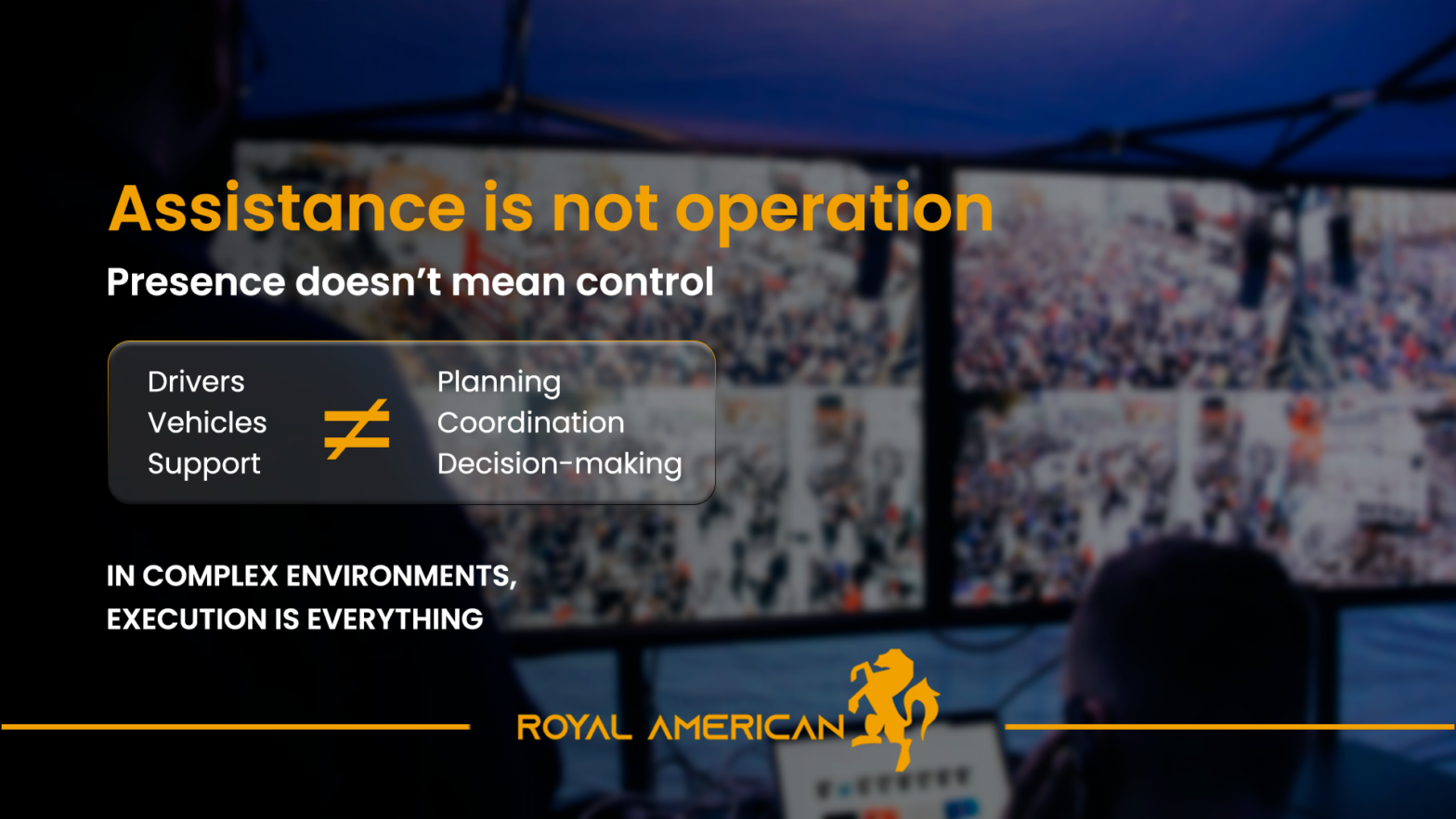 Assistance Is Not Operations: How to Evaluate Vendor Maturity for International Event Security